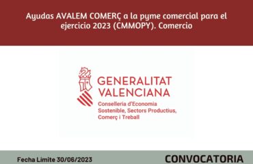Ayudas AVALEM COMERÇ a la Pyme Comercial 2023
