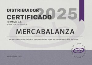 Diploma distribuidor Certificado BDP Software